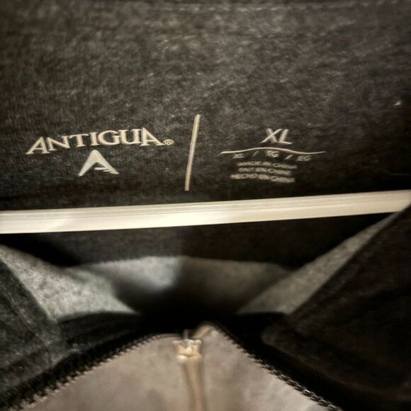 Pittsburgh Steelers Antigua Action Full-Zip Jacket - Heather Black XL - Picture 4 of 4